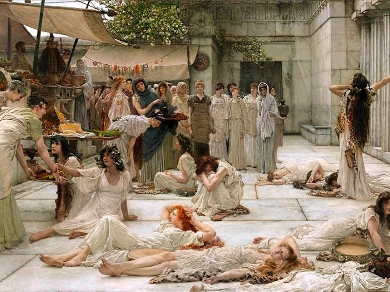 escuela-de-safo-por-alma-tadema